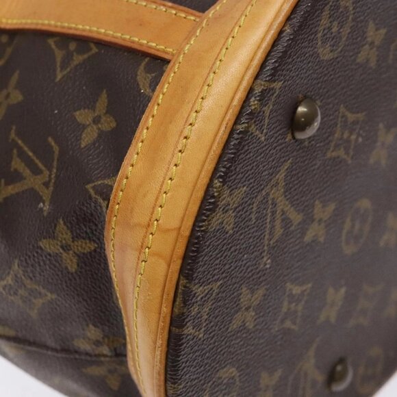 LOUIS VUITTON Monogram Bucket GM Shoulder Bag M42236 LV Auth 138721 - Picture 14 of 16